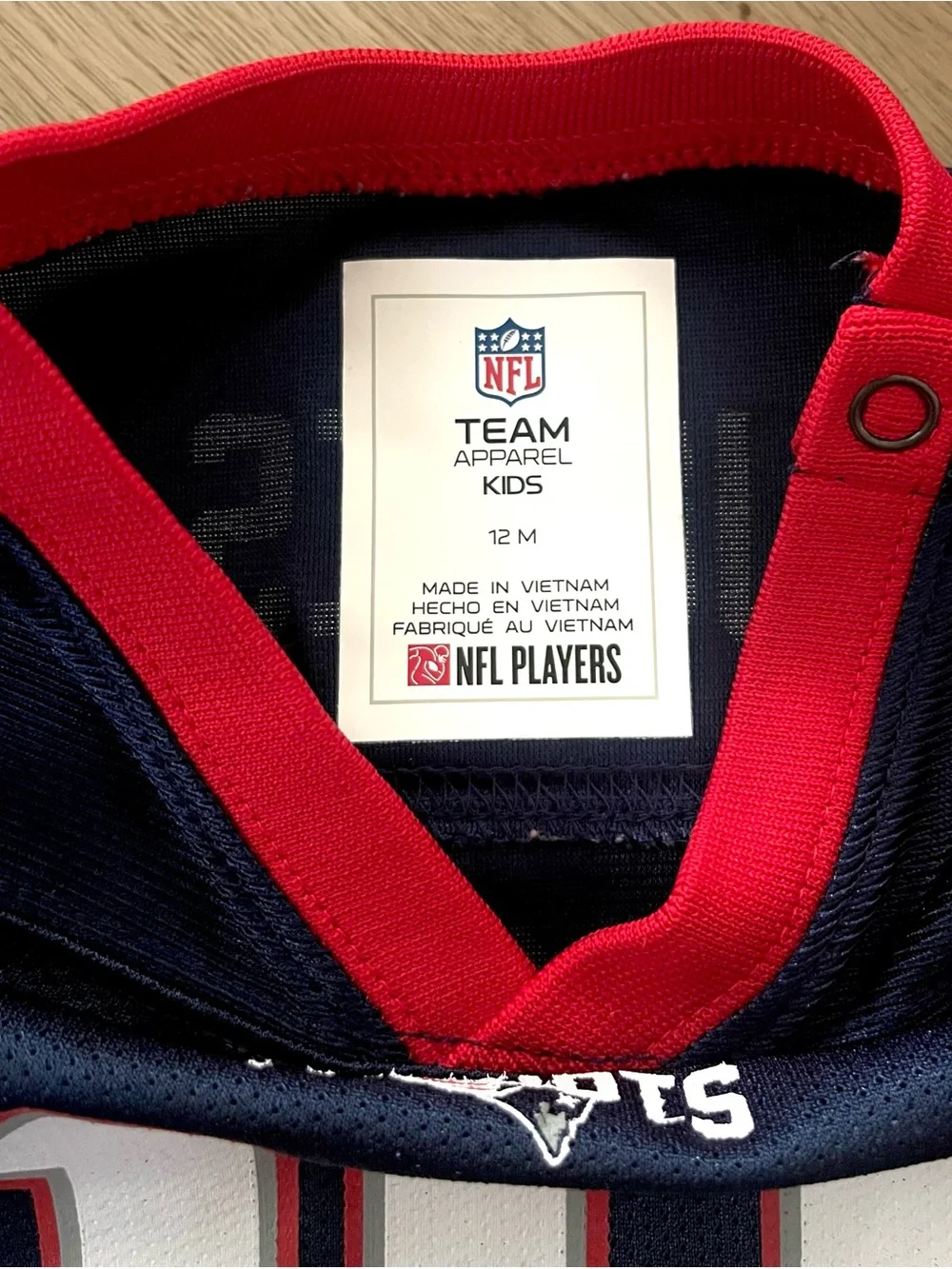 New England Patriots Baby One-Piece
